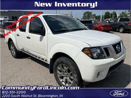 Glacier White 2020 Nissan Frontier SV