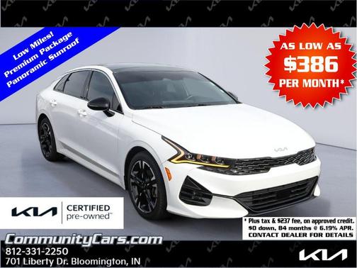 Glacial White Pearl 2024 Kia K5 GT-Line