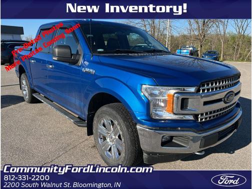 Lightning Blue 2018 Ford F-150 XLT