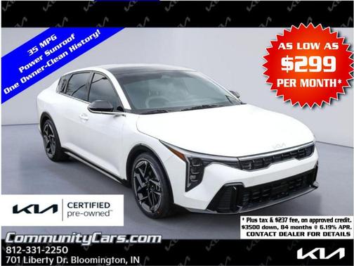 Snow White Pearl 2025 Kia K4 GT-Line