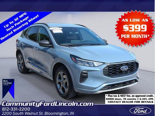 Vapor Blue Metallic 2024 Ford Escape ST-Line