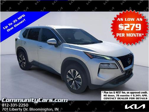 Brilliant Silver Metallic 2022 Nissan Rogue SV