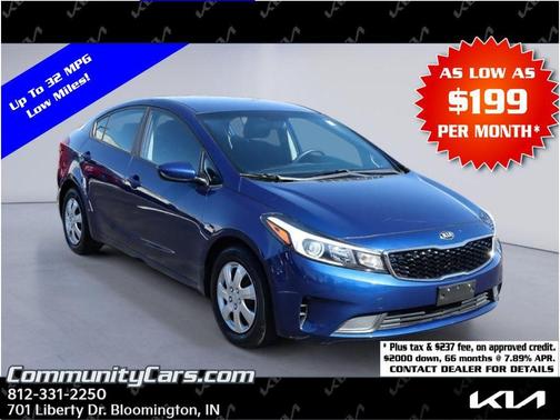 Deep Sea Blue 2017 Kia Forte LX