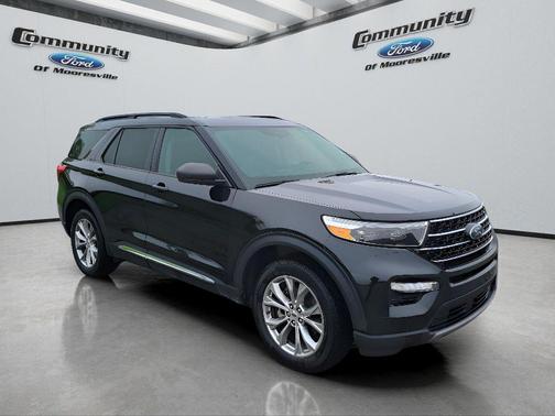 Agate Black Metallic 2023 Ford Explorer XLT