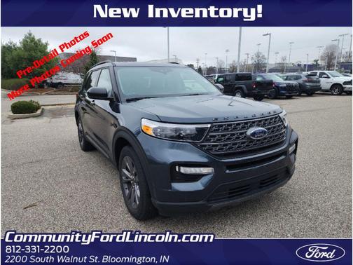 Stone Blue Metallic 2023 Ford Explorer XLT