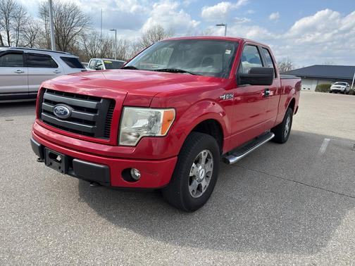 Vermillion Red 2010 Ford F-150 STX SuperCab