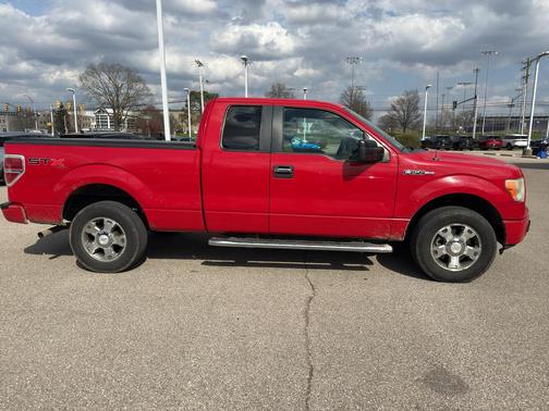 Vermillion Red 2010 Ford F-150 STX SuperCab