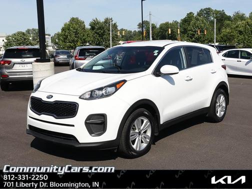 Clear White 2019 Kia Sportage LX