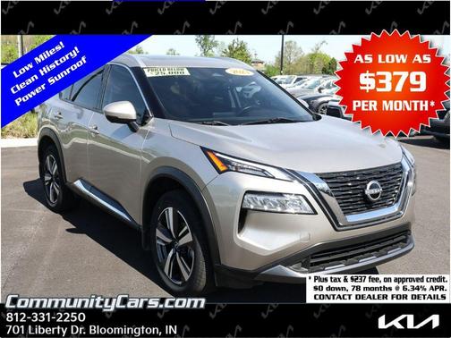 Champagne Silver Metallic 2023 Nissan Rogue SL