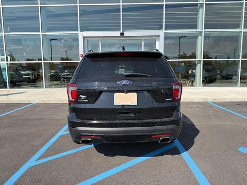 Shadow Black 2017 Ford Explorer sport