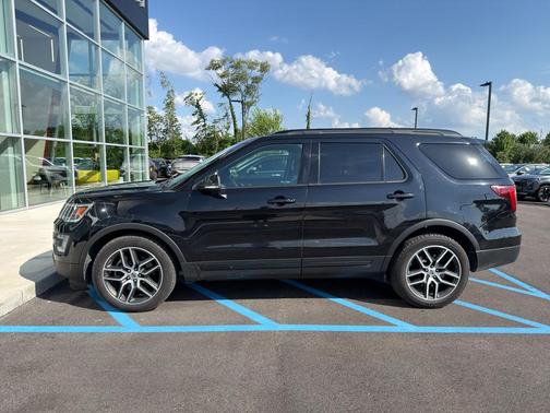 Shadow Black 2017 Ford Explorer sport