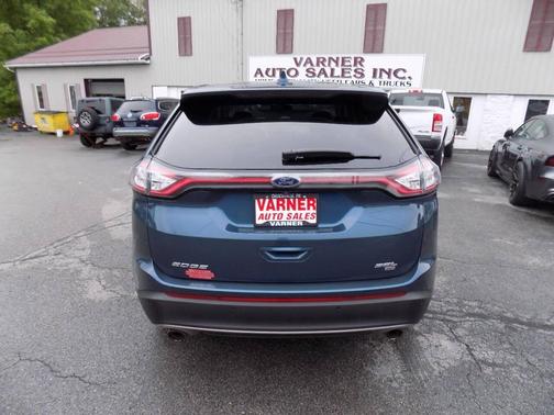 Blue 2016 Ford Edge SEL