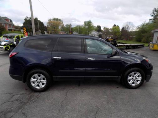 Blue 2017 Chevrolet Traverse LS