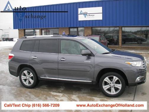 Gray 2012 Toyota Highlander Limited