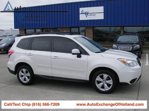 Satin White Pearl 2015 Subaru Forester 2.5i Limited