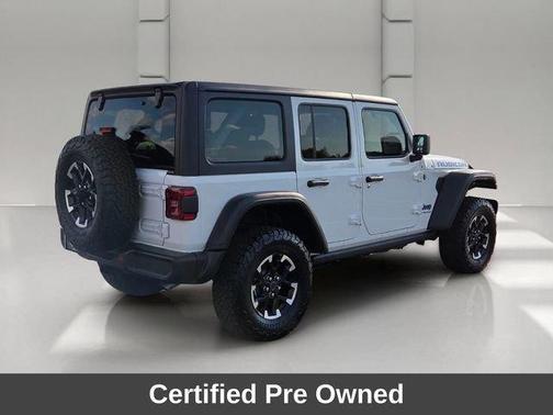 Bright White Clearcoat 2025 Jeep Wrangler 4xe Rubicon