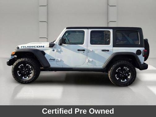 Bright White Clearcoat 2025 Jeep Wrangler 4xe Rubicon