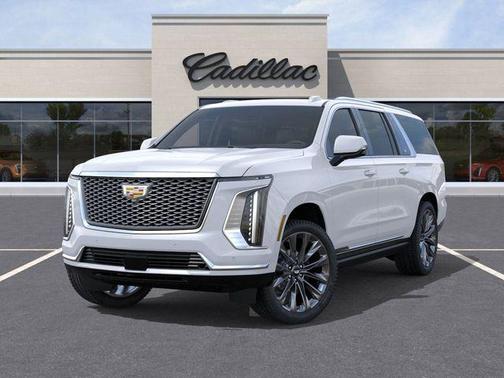 Vibrant White 2026 Cadillac Escalade ESV Platinum Luxury