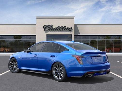 Coastal Blue Metallic 2026 Cadillac CT5 Sport RWD