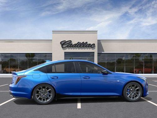 Coastal Blue Metallic 2026 Cadillac CT5 Sport RWD