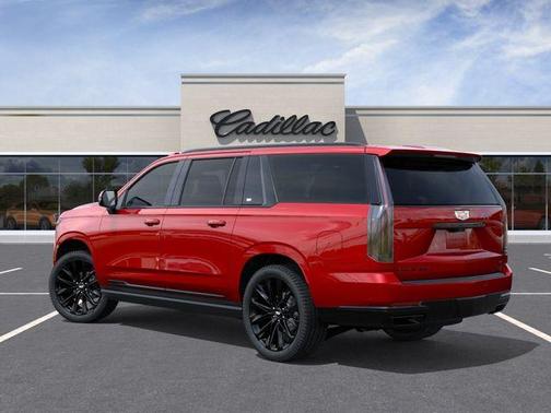 Radiant Red 2026 Cadillac Escalade ESV Platinum Sport