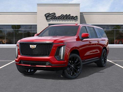 Radiant Red 2026 Cadillac Escalade ESV Platinum Sport