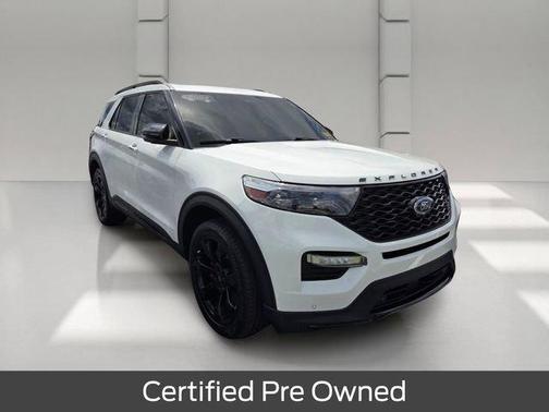 White Metallic 2023 Ford Explorer ST