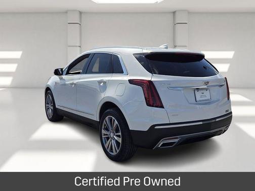 Crystal White Tri-Coat 2025 Cadillac XT5 Premium Luxury
