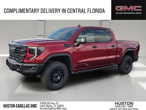 Volcanic Red 2026 GMC Sierra 1500 AT4X