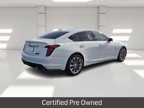 Summit White 2022 Cadillac CT5 Premium Luxury RWD