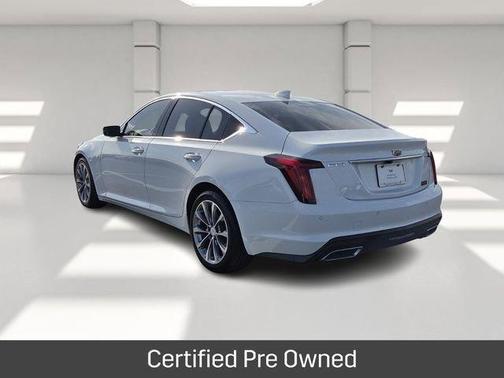 Summit White 2022 Cadillac CT5 Premium Luxury RWD