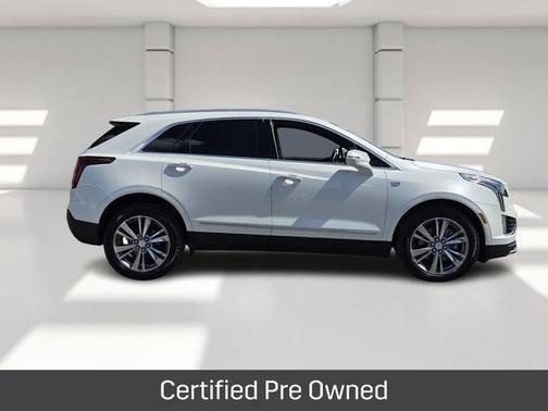 Crystal White Tri-Coat 2025 Cadillac XT5 Premium Luxury