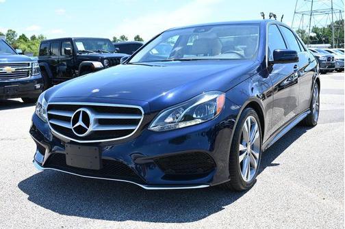 Blue 2016 Mercedes-Benz E-Class E 350