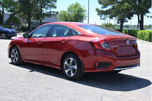 Red 2019 Honda Civic LX