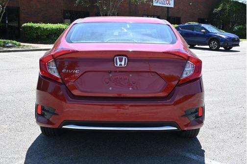 Red 2019 Honda Civic LX