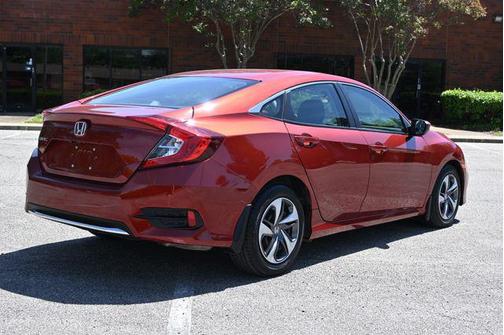 Red 2019 Honda Civic LX