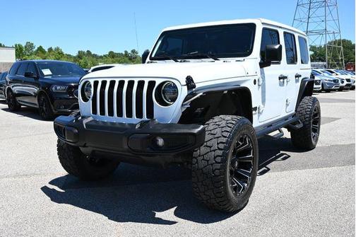 Bright White Clearcoat 2021 Jeep Wrangler Unlimited Sahara