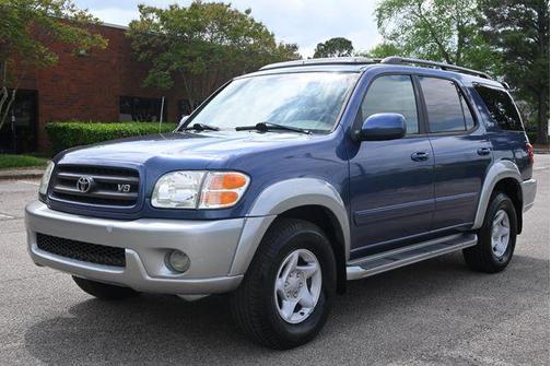 Blue 2002 Toyota Sequoia SR5