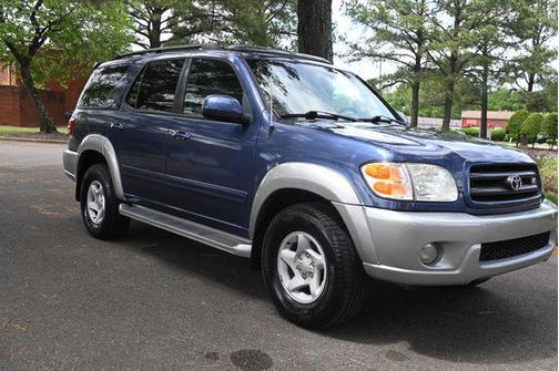Blue 2002 Toyota Sequoia SR5