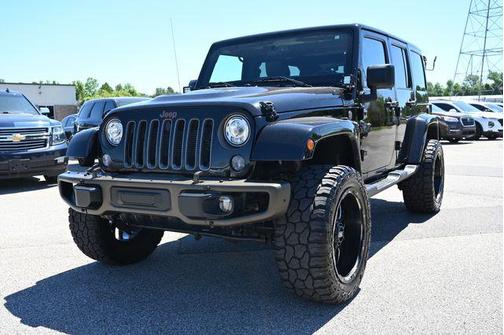 Black Clearcoat 2017 Jeep Wrangler Unlimited 75th Anniversary Edition 4x4