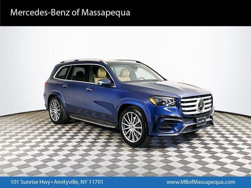 Twilight Blue Metallic 2024 Mercedes-Benz GLS 580 Base 4MATIC