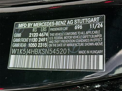 2025 Mercedes-Benz CLA 250 Base 4MATIC
