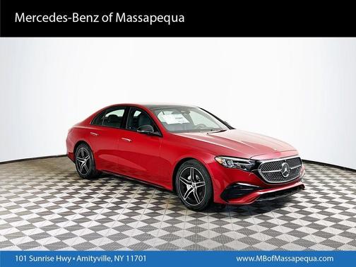 Red 2026 Mercedes-Benz E-Class E 350 4MATIC