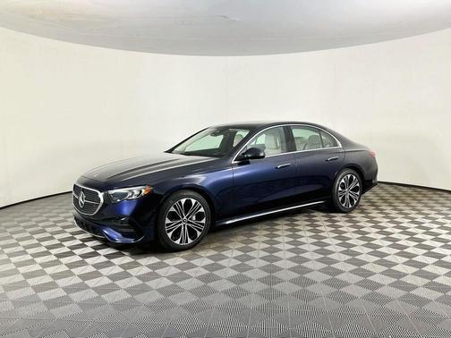 Blue 2026 Mercedes-Benz E-Class E 350 4MATIC