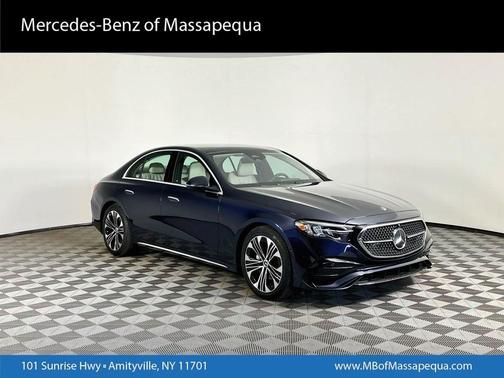 Blue 2026 Mercedes-Benz E-Class E 350 4MATIC