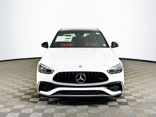White 2026 Mercedes-Benz AMG C 43 Base 4MATIC