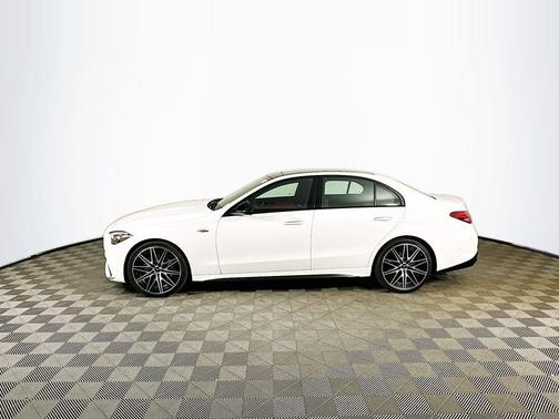 White 2026 Mercedes-Benz AMG C 43 Base 4MATIC