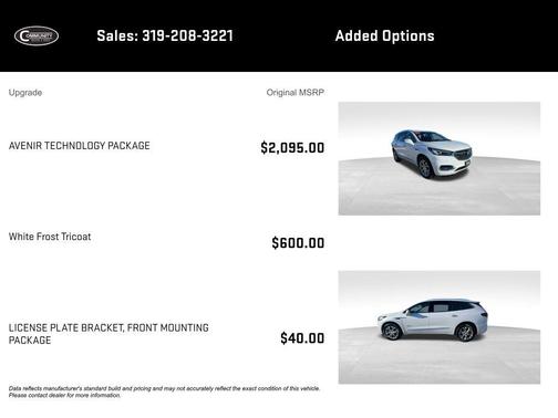 2020 Buick Enclave Avenir