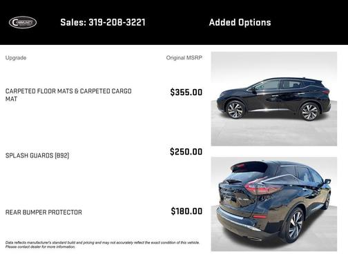 Black 2024 Nissan Murano SL