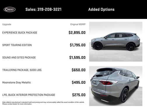 Gray 2024 Buick Enclave Essence
